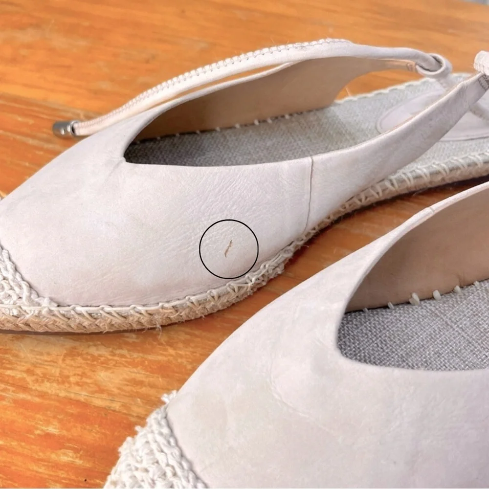 Schutz Liba Ankle-Tie Leather Espadrille Flats